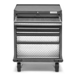 Gladiator Silver Tread Premier Pre-Assembled 7 Drawer Modular Tool Storage Cabinet - GAGD277DJG