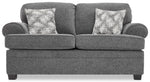 Calliope Sofa, Loveseat and Chair Set - Smoke