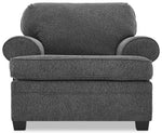 Calliope Sofa and Chair Set - Smoke