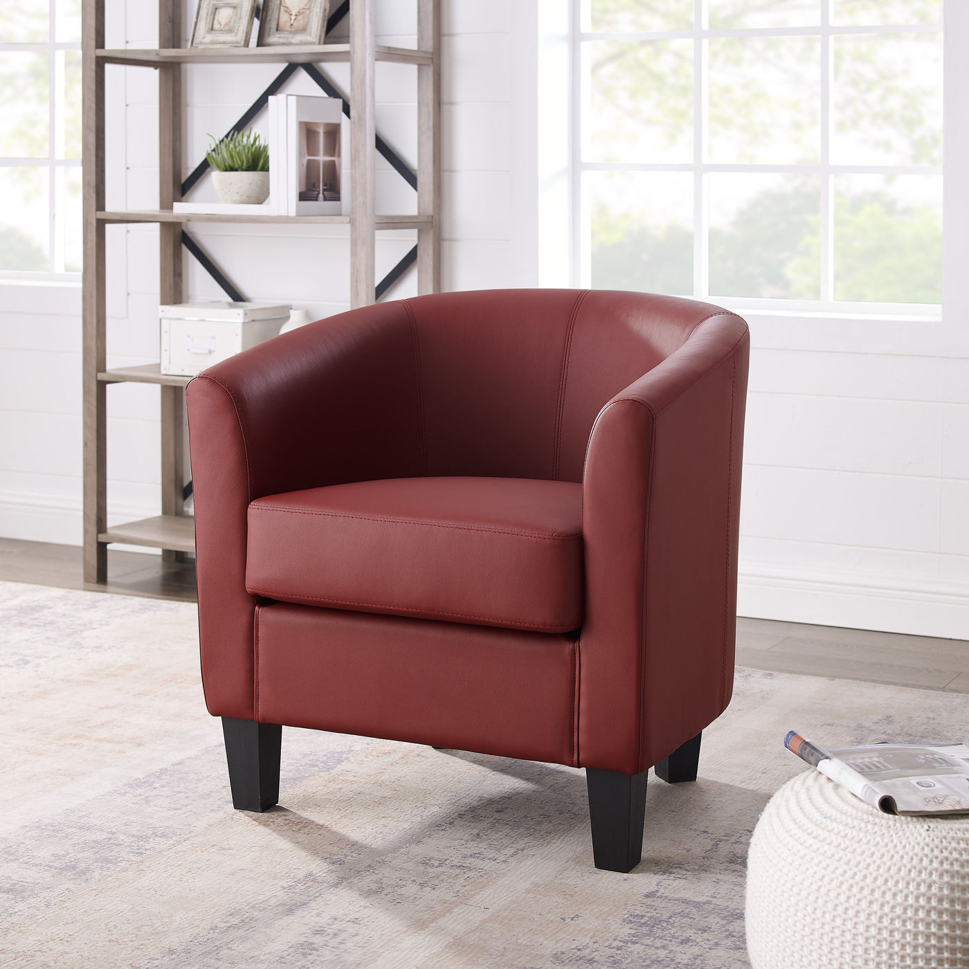 Piper Accent Chair - Red
