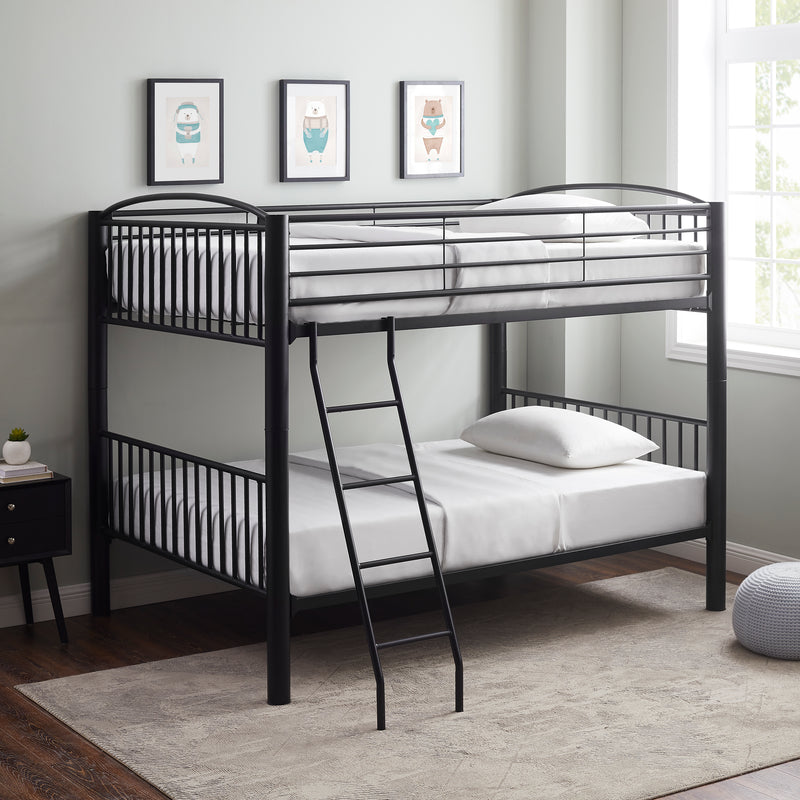 Dylan Twin Bunk Bed Black Matte Leon's