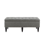 Faye Ottoman - Grey