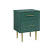 Valerie Glam Night Table - Green