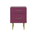 Valerie Glam Night Table - Raspberry