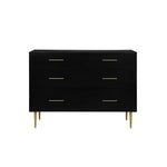 Valerie Glam 6 Drawer Dresser - Black