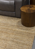 Jute 2'8" X 4'11" Chunky Boucle Rug - Beige Area Rug