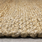 Jute 5'3" X 7'7" Braided Rug - Beige  Area Rug