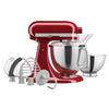 KitchenAid Candy Apple Red Artisan® Series Tilt-Head Stand Mixer with Premium Accessory Pack - KSM195PSCA