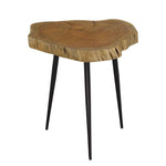Aster Accent Table - Oak and Black