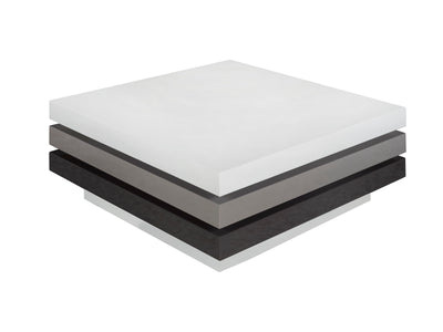 Adina Coffee Table - White, Beige and Grey