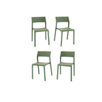 Nardi Trill I Outdoor Dining Side Chair - Set of 4 - Agave