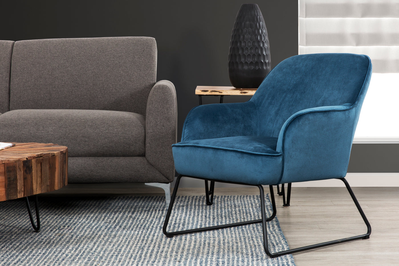 Alea Accent Chair - Navy
