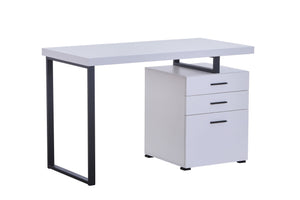 Alecia Office Desk - White