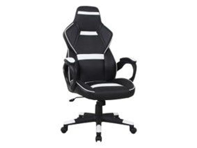 Aletta Gaming Chair - Black and White