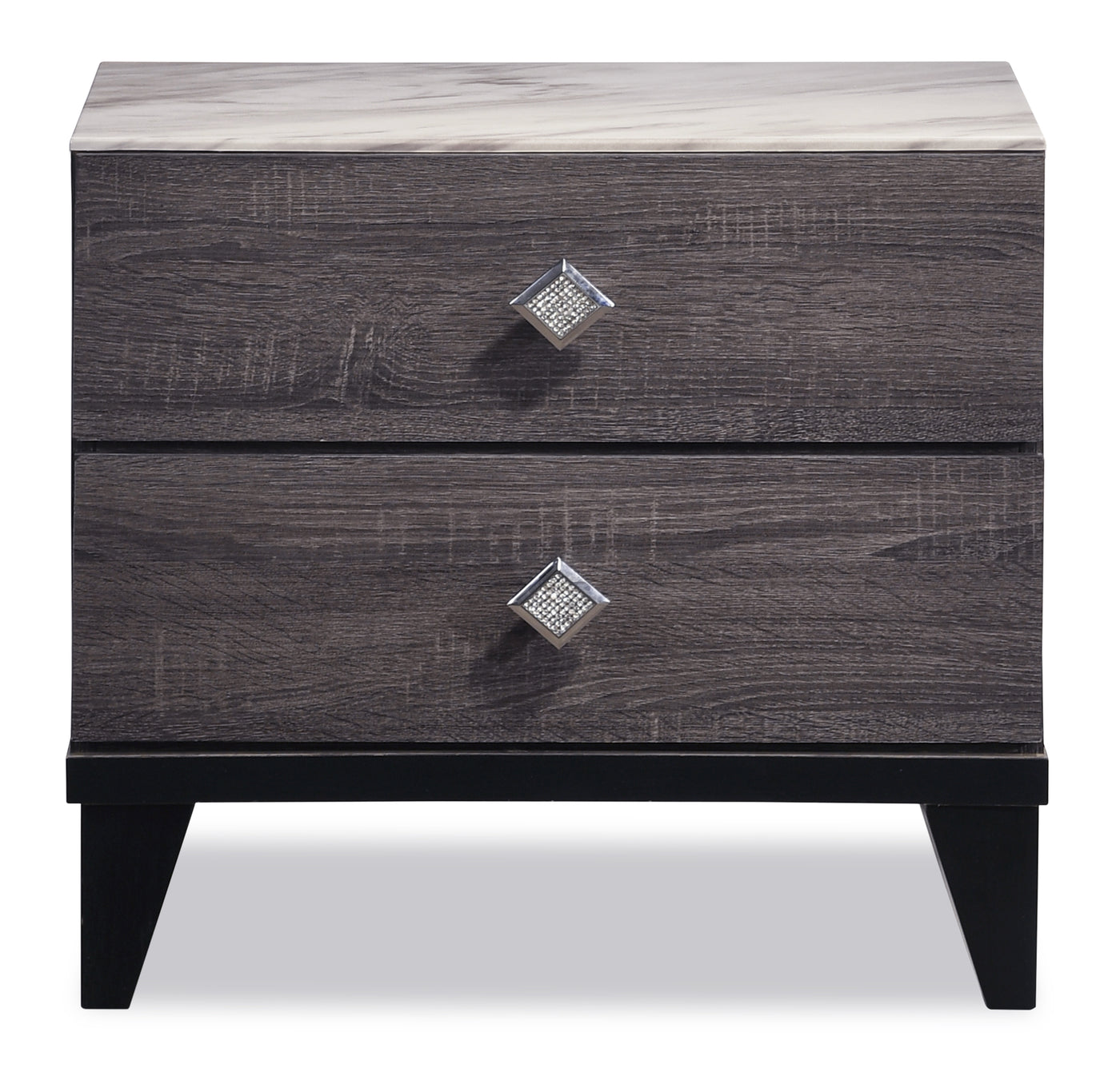 Amber 5-Piece Queen Bedroom Package - Grey, Black
