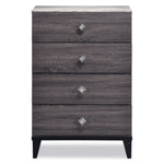 Amber 5-Piece Queen Bedroom Package - Grey, Black