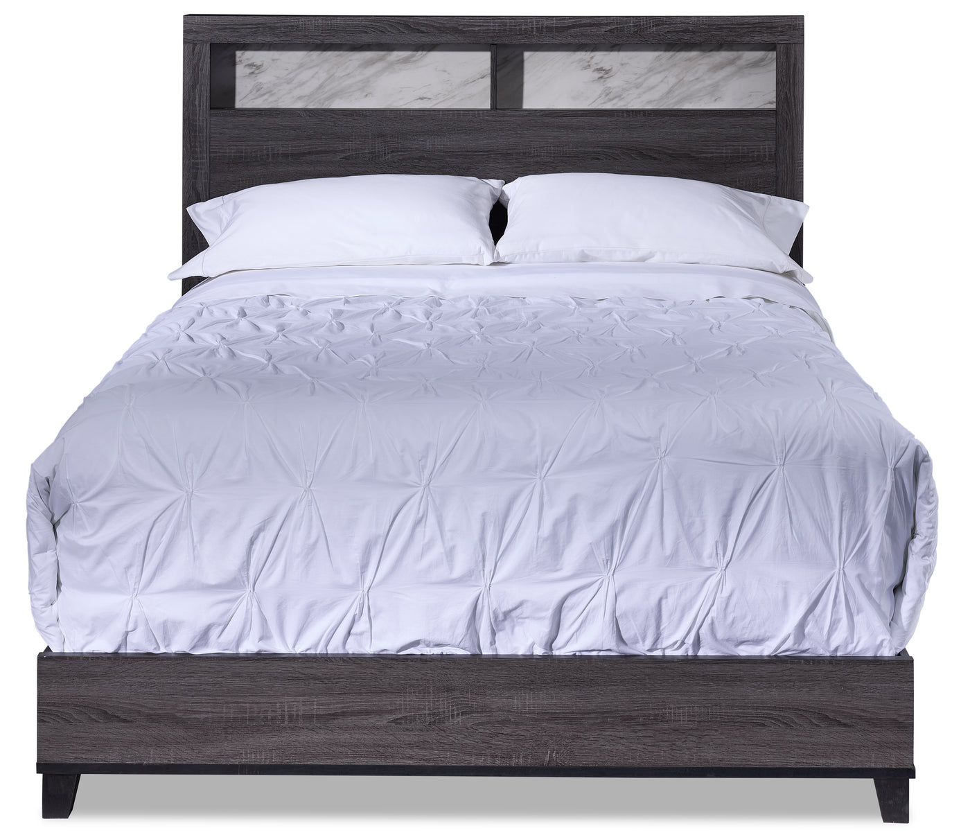 Amber 5-Piece Queen Bedroom Package - Grey, Black