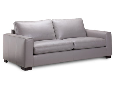 Anderson Leather Sofa - Ash
