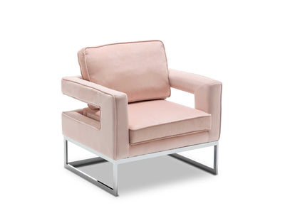 Angelo accent chair - blush