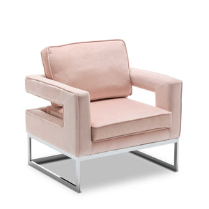 Angelo accent chair - blush