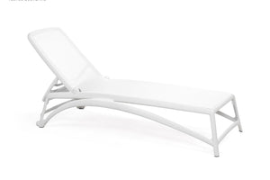 Nardi Atlantico Outdoor Chaise Lounger - White (Set of 2)
