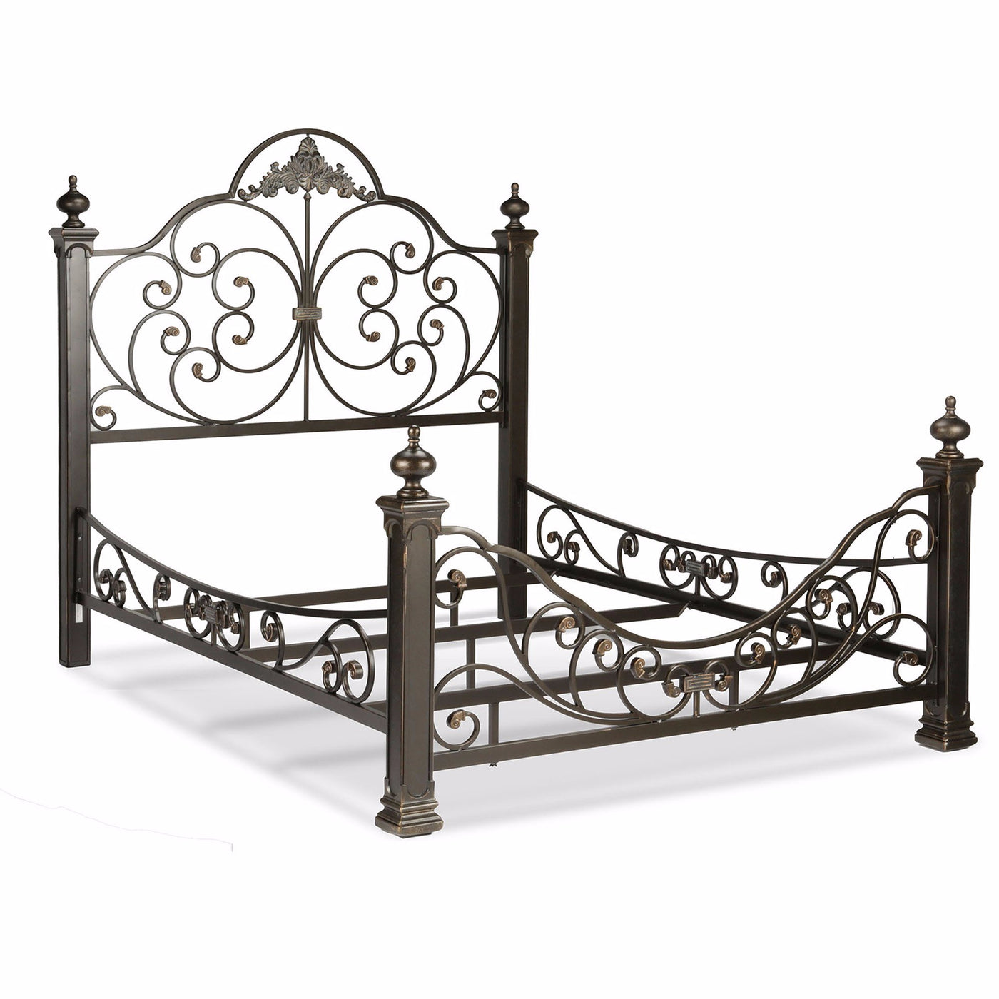 Talon 3-Piece Queen Bed - Gilded Slate