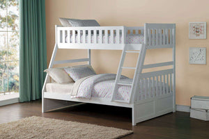 Malorie Twin over Full Bunk Bed - White