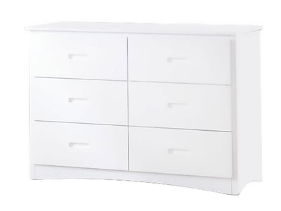 Galen 6 Drawer Dresser - White