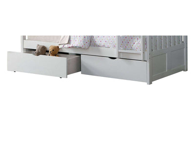 Malorie Bunk Bed Drawers - White