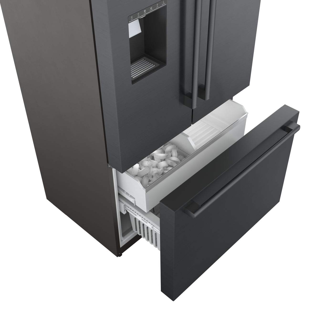 Bosch Black Stainless Steel Counter Depth French Door Refrigerator (21.6 Cu.Ft) - B36CD50SNB