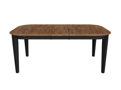 Barrie Extendable Dining Table - Brown, Black