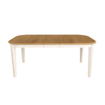 Barrie Extendable Dining Table - Antique White, Brown
