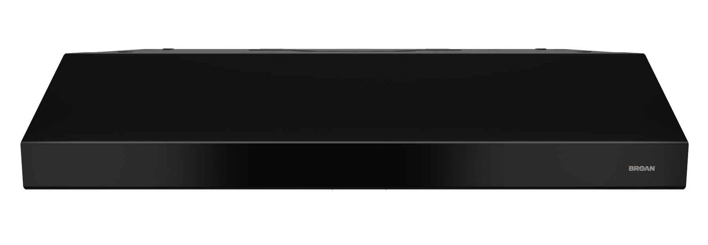 Broan Black 30" 300 Max CFM Under-the-Cabinet Range Hood - BCS330BLC