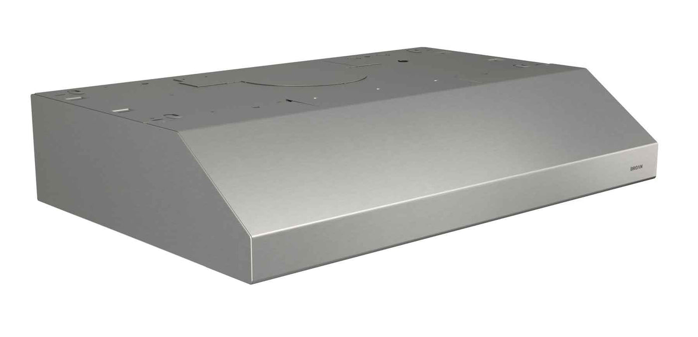 Broan Stainless Steel 30" 300 CFM Max Under-the-Cabinet Range Hood - BCS330SSC