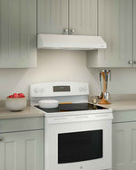 Broan White 24" 300 Max CFM Under-the-Cabinet Range Hood - BCS324WWC