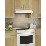 Broan White 30" 300 CFM Under-the-Cabinet Range Hood - BCSEK130WW