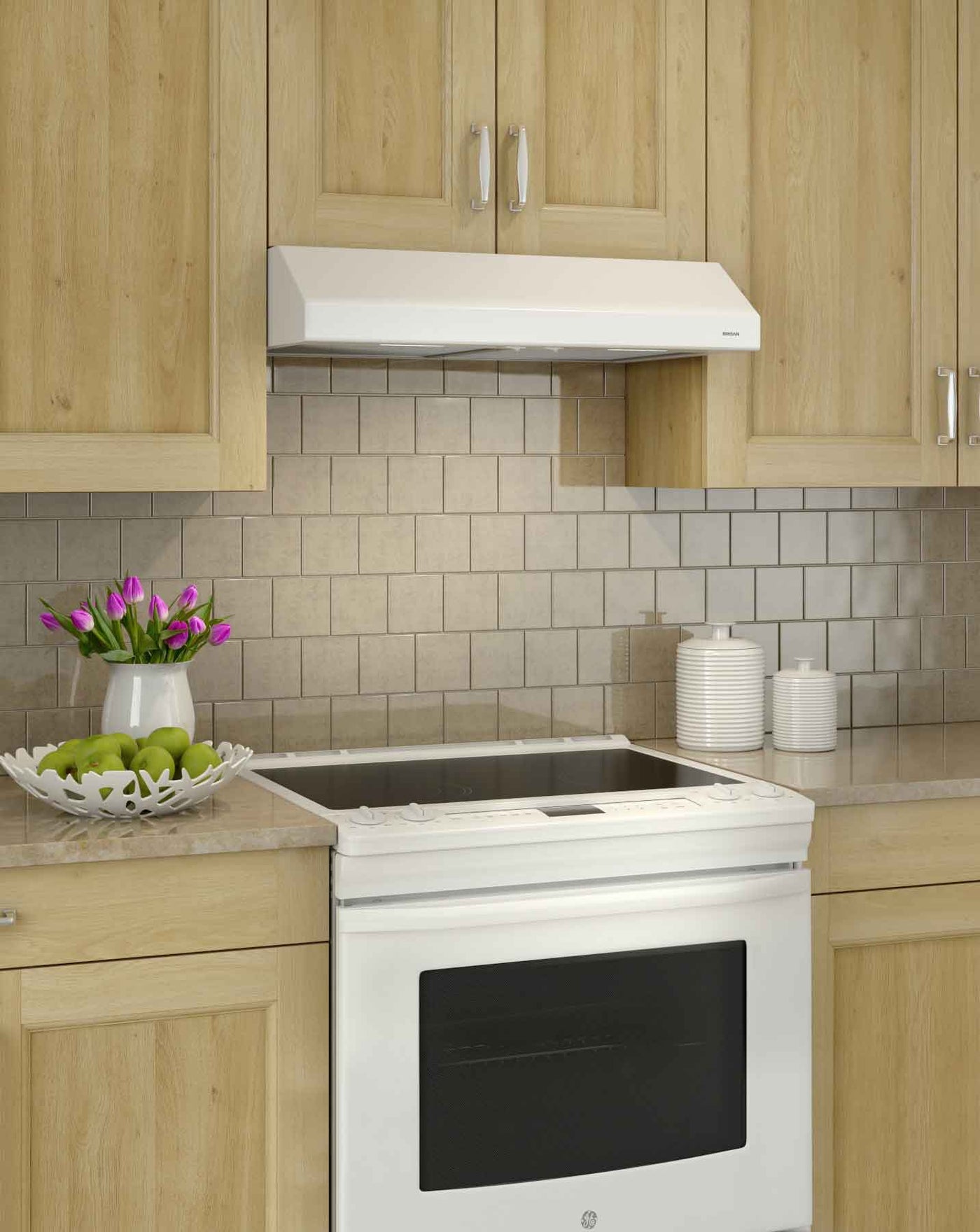 Broan White 30" 300 CFM Under-the-Cabinet Range Hood - BCSEK130WW