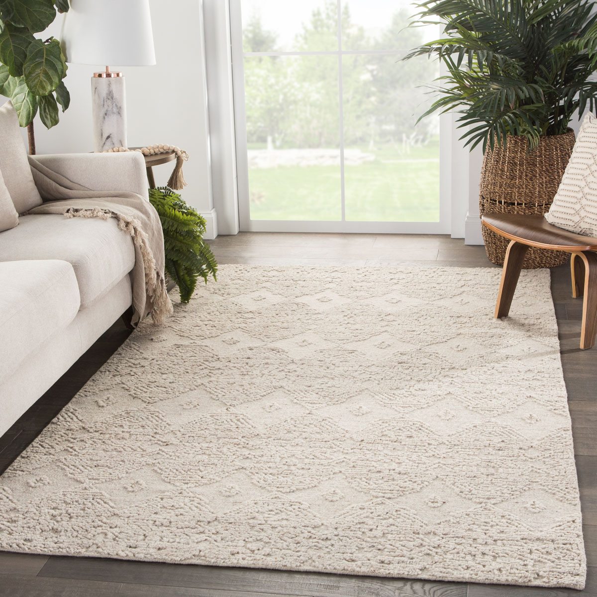 Kataa Area Rug - 7'10" X 9'10" - Beige