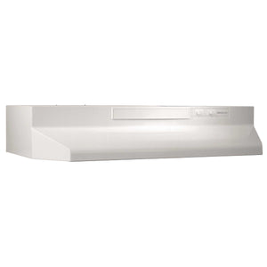 Broan White 30" 210 Max CFM Under-the-Cabinet Range Hood - BU230WW