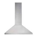 Broan Stainless Steel 24" 450 CFM Designer Pyramidal Chimney Hood - BWP1244SS