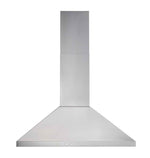 Broan Stainless Steel 24" 450 CFM Designer Pyramidal Chimney Hood - BWP1244SS
