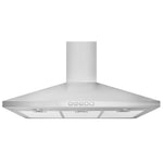 Broan Stainless Steel 36" 450 CFM Designer Pyramidal Chimney Hood - BWP1364SS