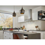 Broan Stainless Steel 36" 450 CFM Designer Pyramidal Chimney Hood - BWP1364SS