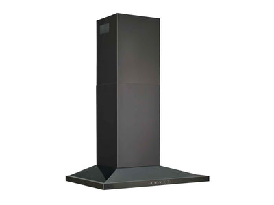 Broan Black Stainless Steel 30" 450 CFM Designer Chimney Range Hood - BWS1304BLS