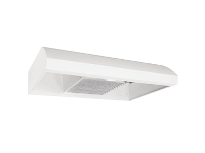 Broan White 30" 270 MAX CFM Under-Cabinet Range Hood - BXT130WWC