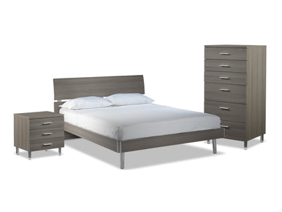 Bellmar 5-Piece Queen Bedroom Package - Grey
