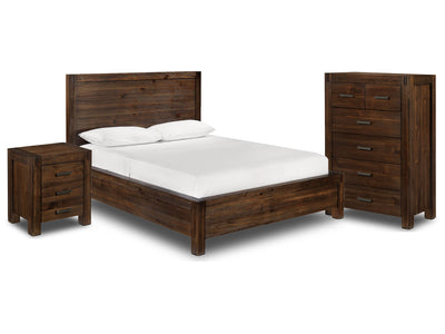 Birmingham 5-Piece Queen Bedroom Package - Dark Oak