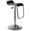 Blair Bar Height Stool - Black, Chrome