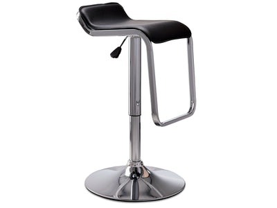 Blair Bar Height Stool - Black, Chrome