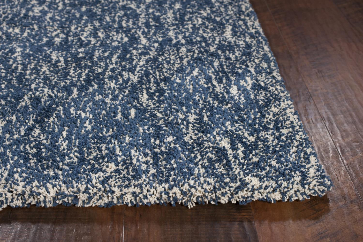 Bahia XXV 9' x 13' - Indigo/Ivory Heather Area Rug